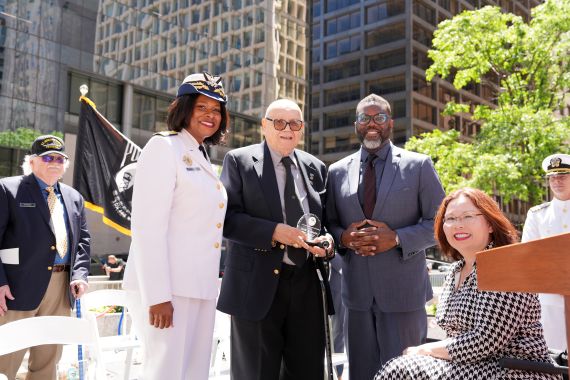 Chicago's Memorial Day: Rear Admiral Merchant Leads, Andre King Wins Logan Award