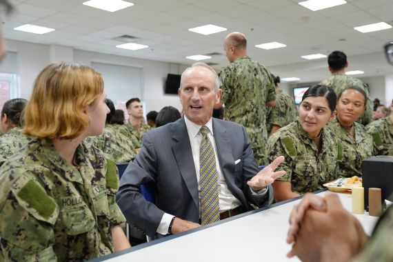 Admiral Greenert Addresses Chicago Yacht Club, Rickover Academy, and RTC