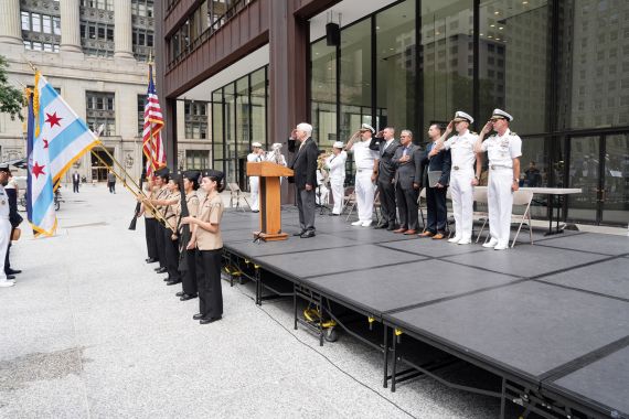 Chicago Navy Memorial Foundation Helps Kick Off Chicago Navy Week